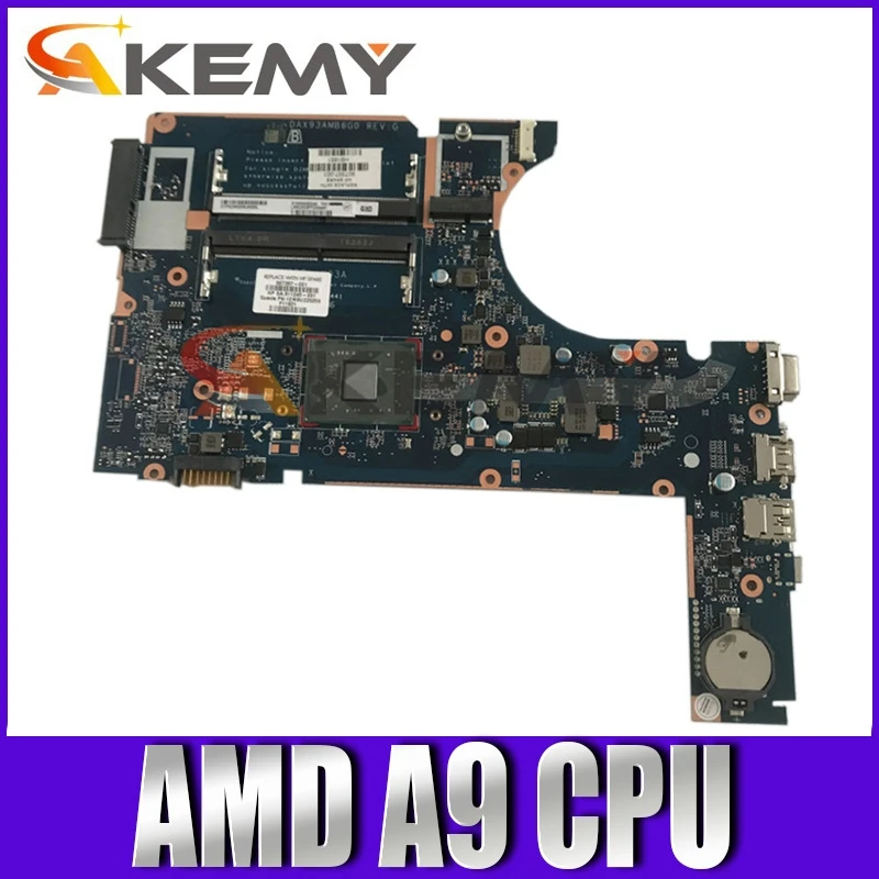 

100% рабочая 100% hp pavilion 455 G4 системная плата AMD A9 Процессор встроенный 809001-002 DAX93AMB6G0 тестирование перед отправкой