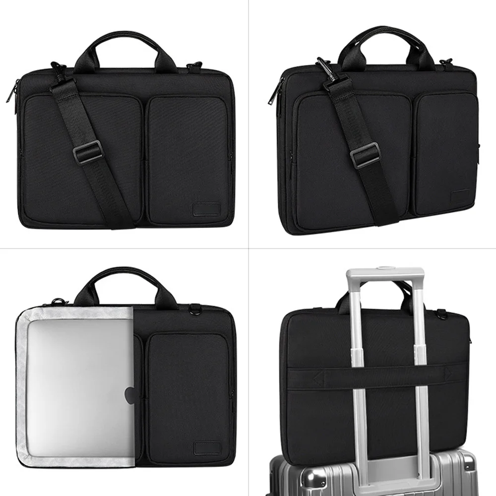 

2021 New Multifunctional Waterproof Bag For 13.3 14.4-15.4 15.6-inch Laptop Sleeve Fashion Bag Briefcase Expansion Storage Bags