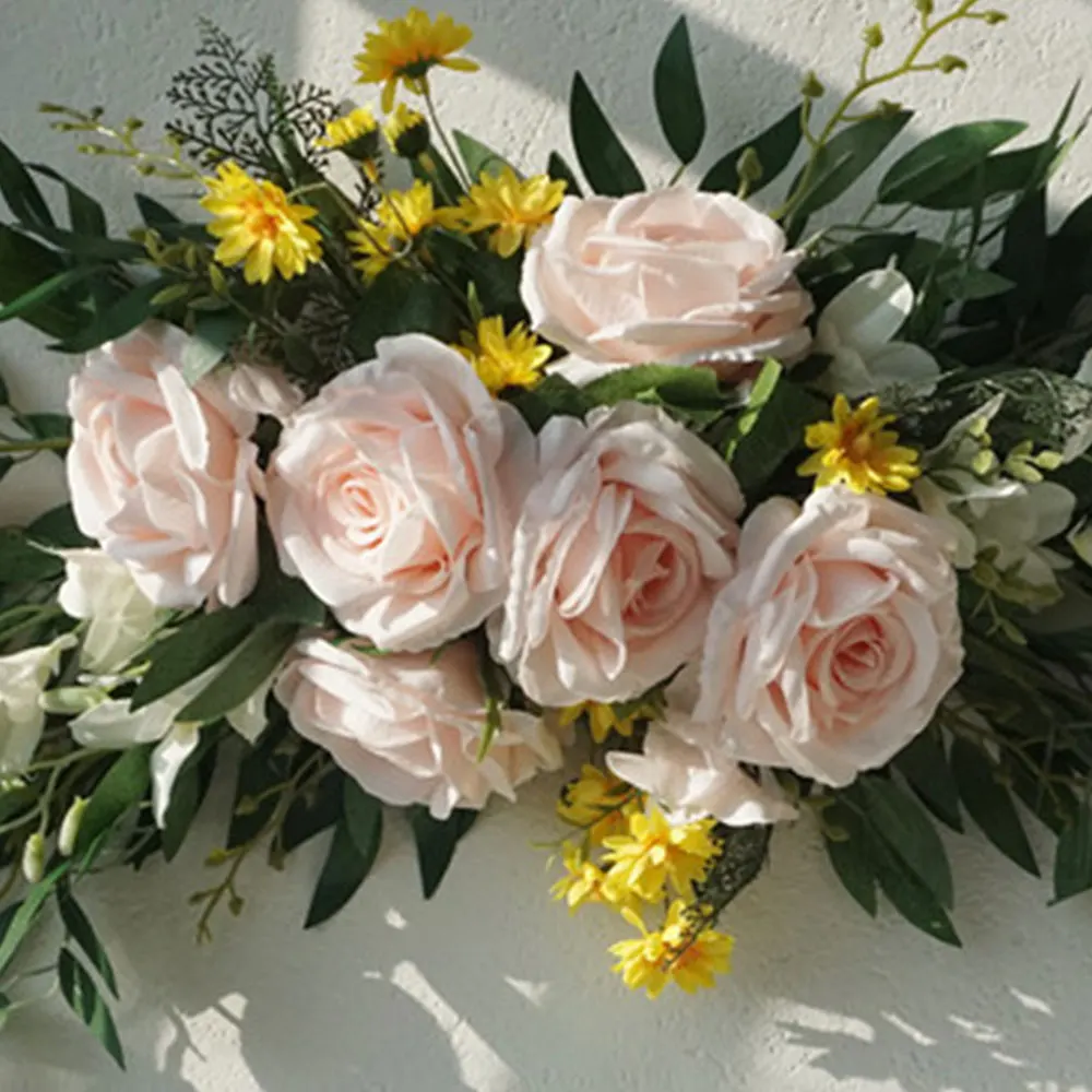 Wedding Flowers Swag Artificial Peony Table Runner Centerpiece Arch Backdrop Garland Home wedding Decor | Дом и сад