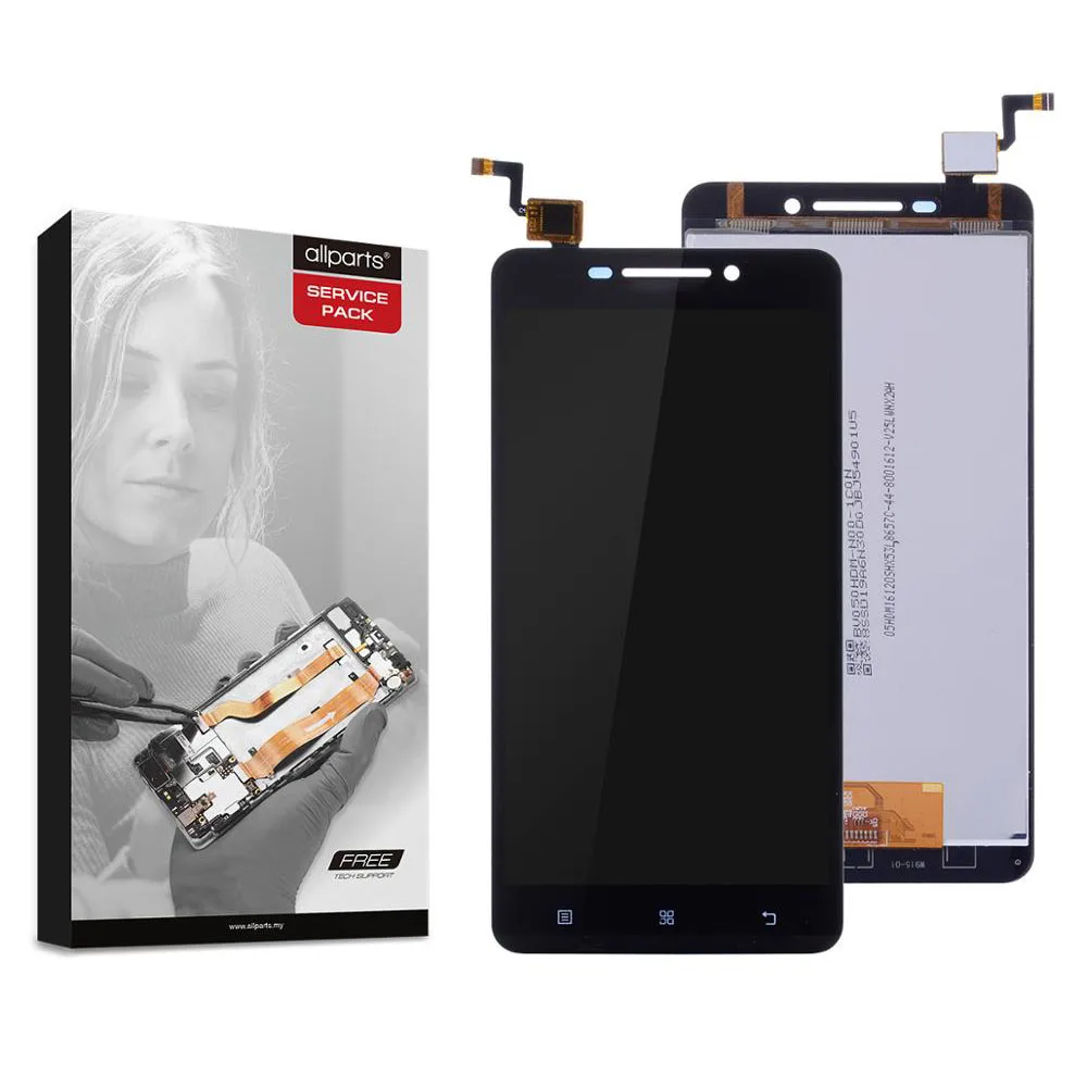 Дисплей для LENOVO A5000 A 5000 LCD в сборе с тачскрином на рамке Оригинал черный