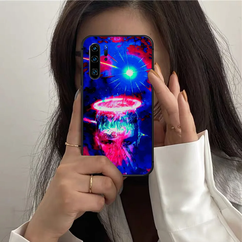 

Rapper Lil Peep Phone Case For HUAWEI P 10 20 30 40 Pro Lite Smart Plus Z 2019 Nova 7i 5T black Shell Painting Etui Luxury Funda