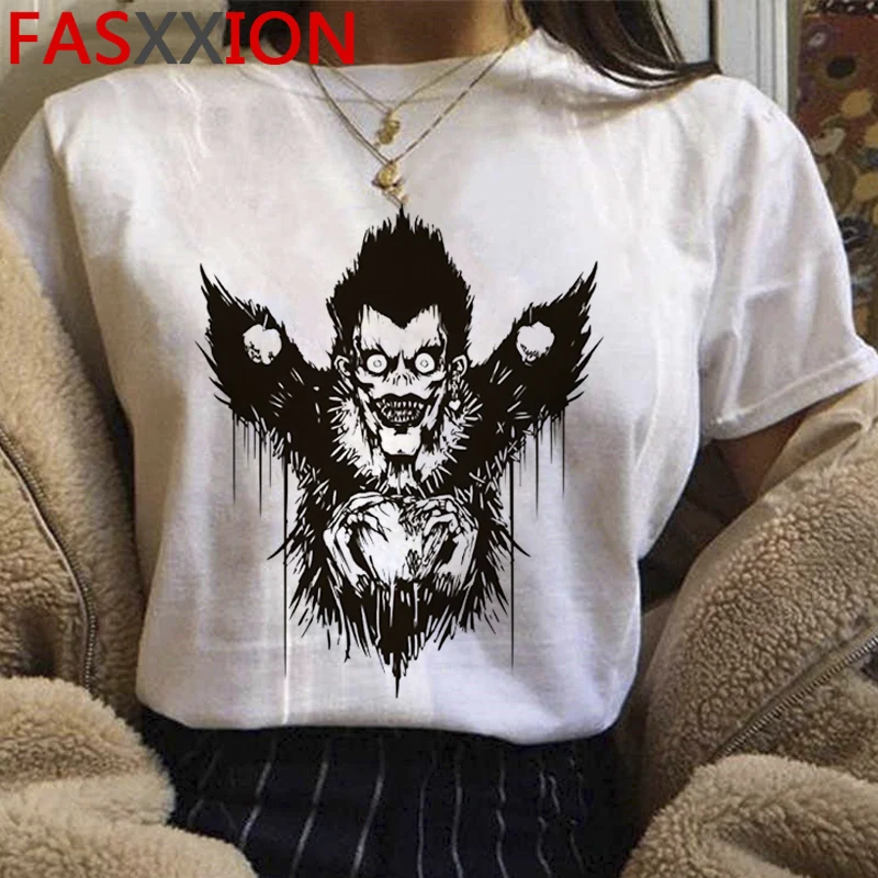 Футболка с надписью Death Note Shinigami Ryuk женская футболка в японском стиле светильник