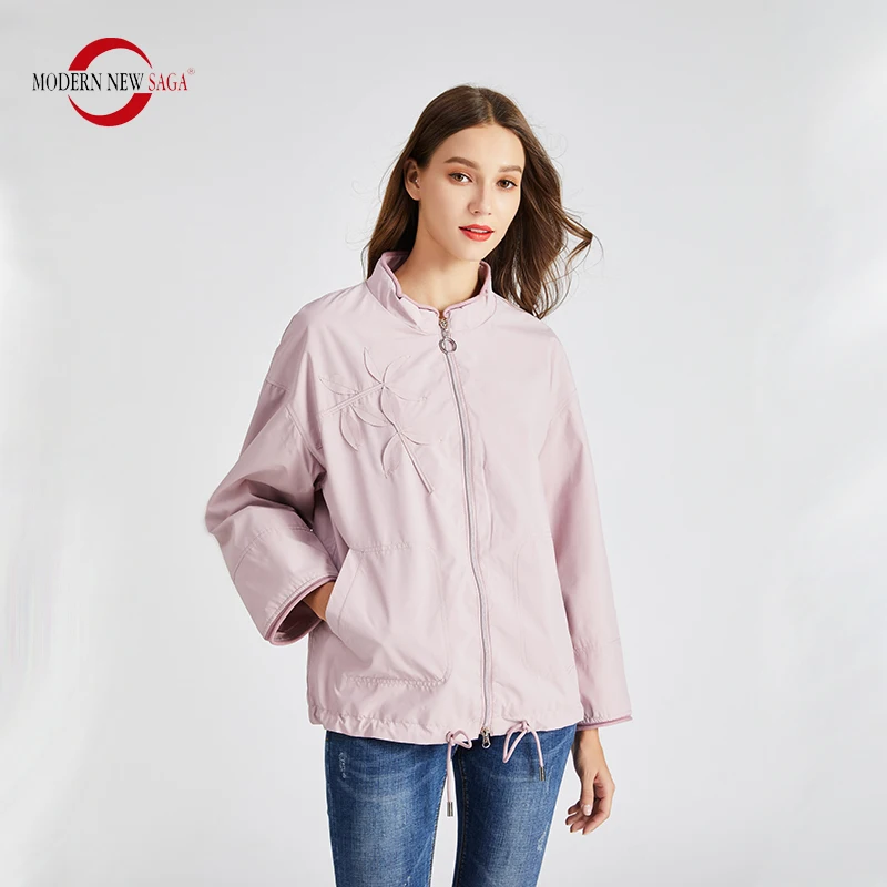 MODERN NEW SAGA 2021 Женская Куртка Весна Осень Женское Пальто Белый Пиджак Женский