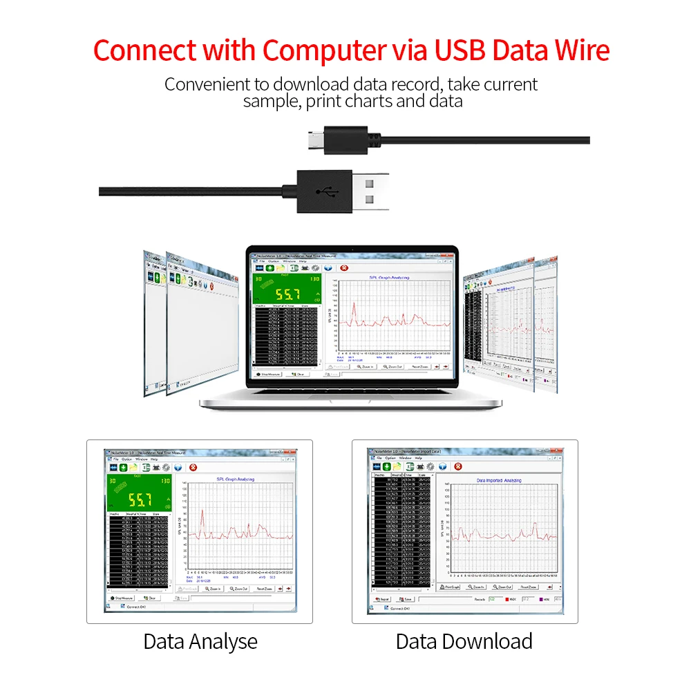 SNDWAY SW 524 30 130dB цифровой измеритель уровня звука шума Измеритель децибел|Шумомеры| |