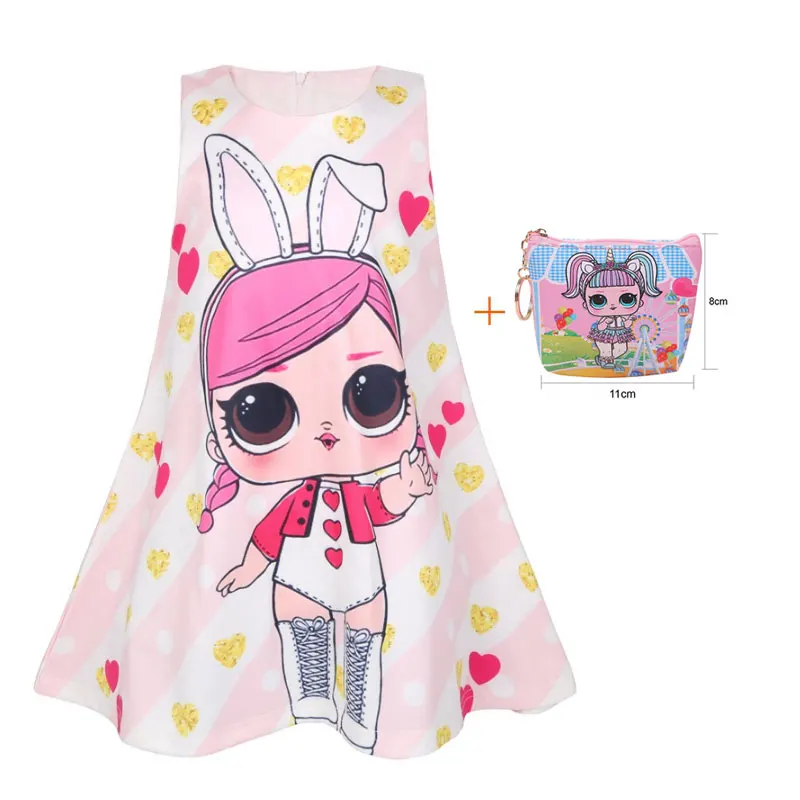 2019 г. новое платье-кукла для девочек с удивлением платье принцессы героями