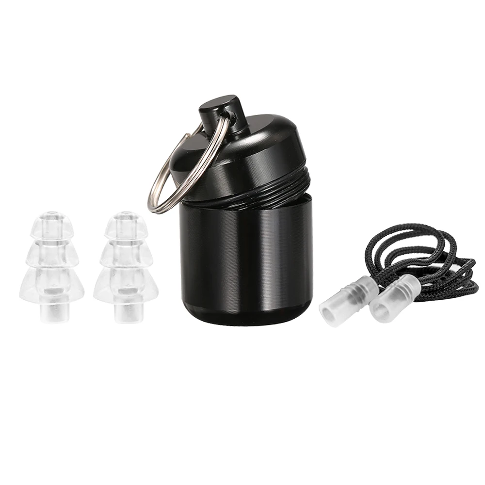 

1Pair Noise Cancelling Ear Plugs for Sleeping Musicians' Hearing Protection High Fidelity Silicone Earplugs with Sound Reduction