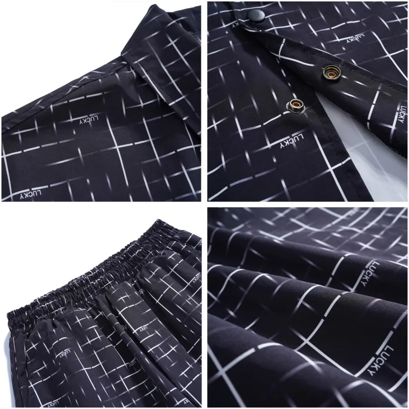 

Summer Man Shorts Set Fashion Digital Printing Short Sleeve Shirt with Pants Korean Style Brand Men's Casual Oversize Clothing