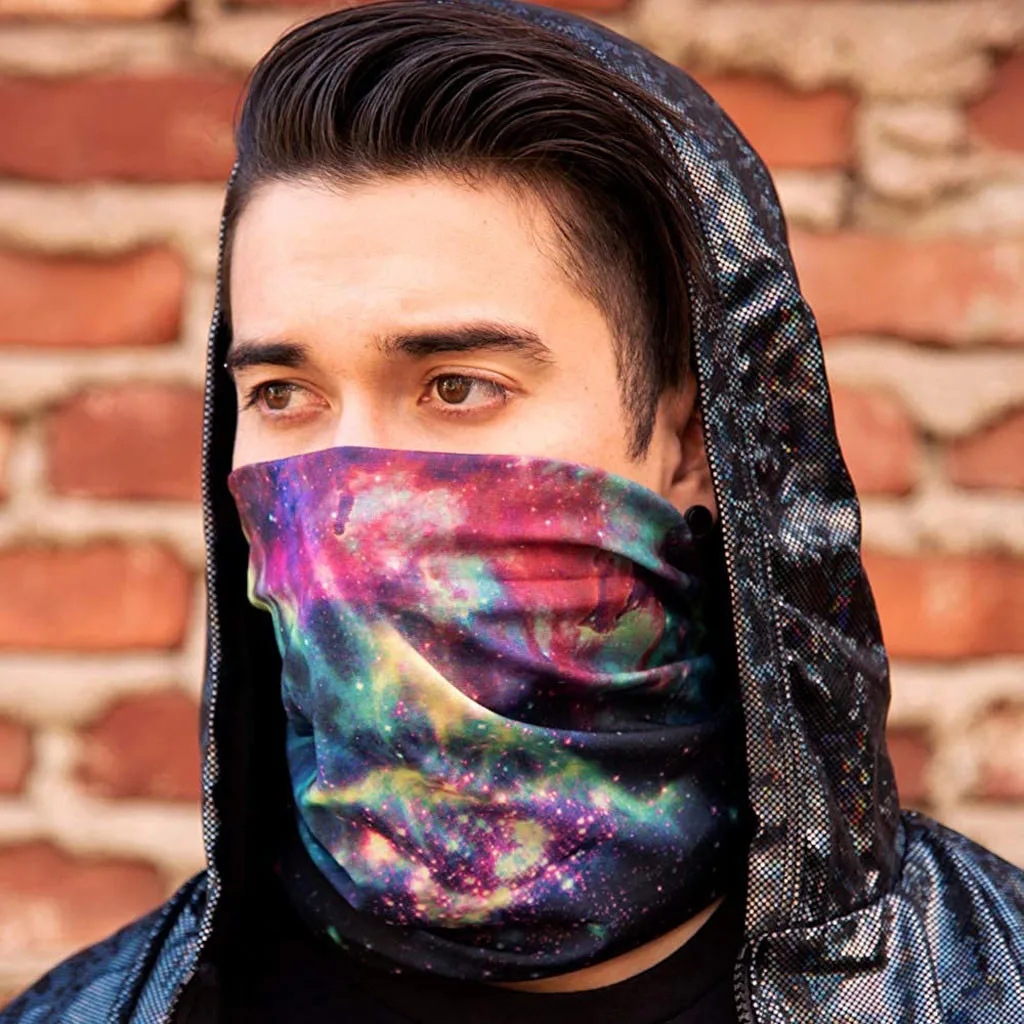 Уличная спортивная маска для лица с цветочным принтом модный дышащий Женский