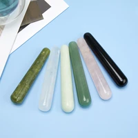 natural jade wand white crystal massage wand obsidian stick natural stone body massage stick face massager bar beauty sticks