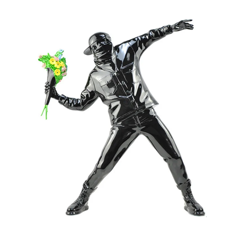 Статуя английской уличной арт банки скульптура фигурка бомбардировщика