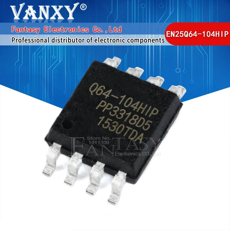 

5 шт EN25Q64-104HIP SOP8 EN25Q64-104 SOP Q64-104HIP SMD