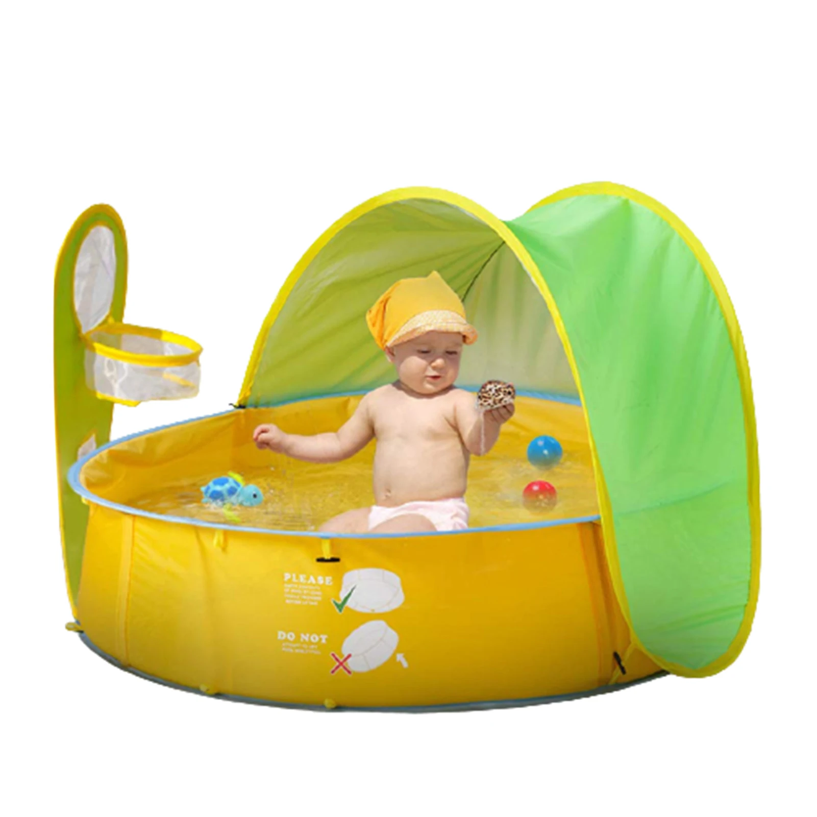 

NEW Portable Baby Beach Tent Water Leak Proof UV Protection Pool Waterproof Tent for Summer Children