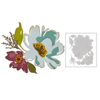 2021 new retro plant daffodil metal cutting dies for diy craft embossing making scrapbooking greeting card album no stamps sets