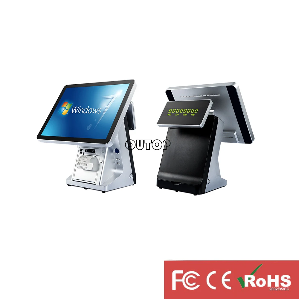 Емкостный сенсорный экран кассовый аппарат 80 мм Термопринтер Биллинговая машина