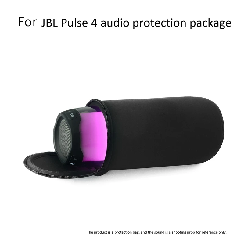 Travel Carry Bag Cylindrical Soft Cloth Storage Box Case For JBL Pulse4 Speaker | Электроника