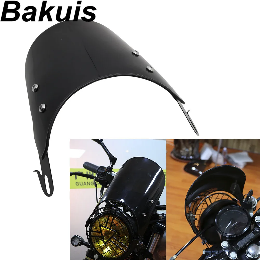 Мотоциклетные прозрачные/черные фары обтекателя ветрового стекла для Royal Enfield