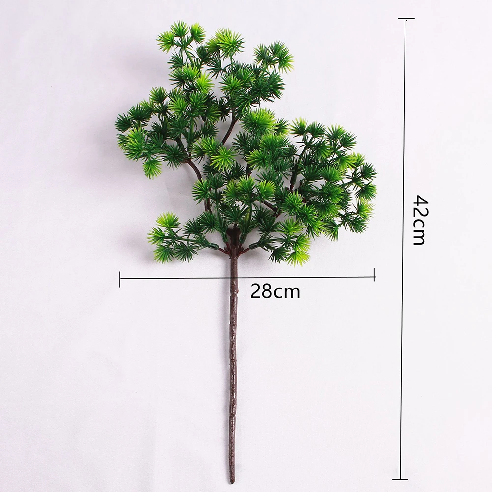 1 шт. пластиковая искусственная сосна Cypress растение бонсай декор для сада Дома
