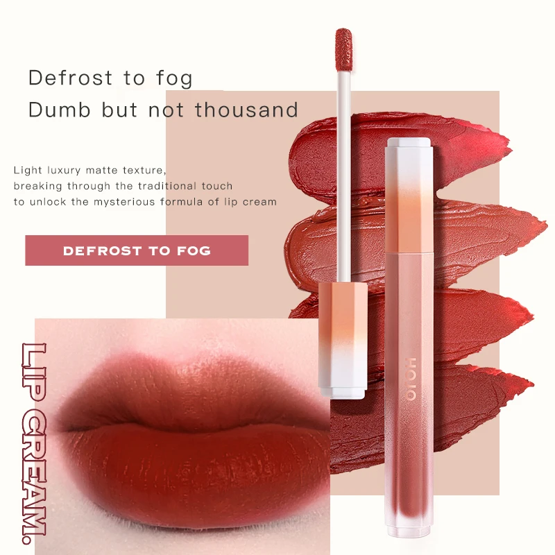 

Silky Creamy Matte Lip Glaze Waterproof Long Lasting Lip Glaze Velvet Matte Easy To Color Does Not Dry Out Daily White Lipstick