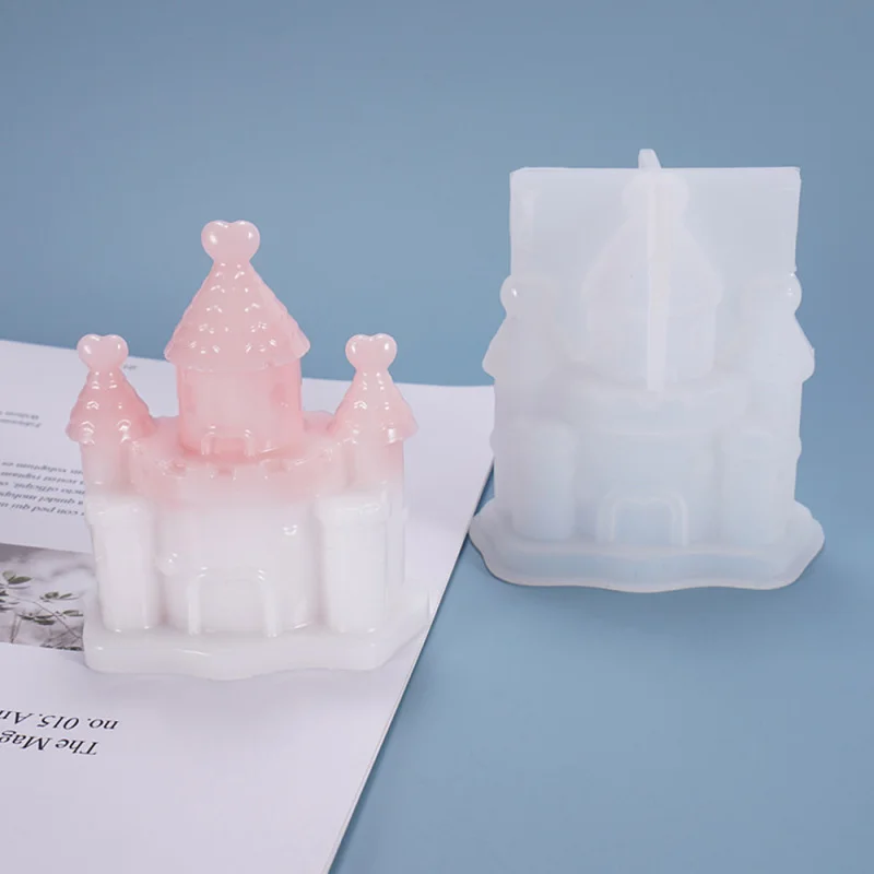 Трехмерная силиконовая форма Замок для моделирования из кристаллов и эпоксидной