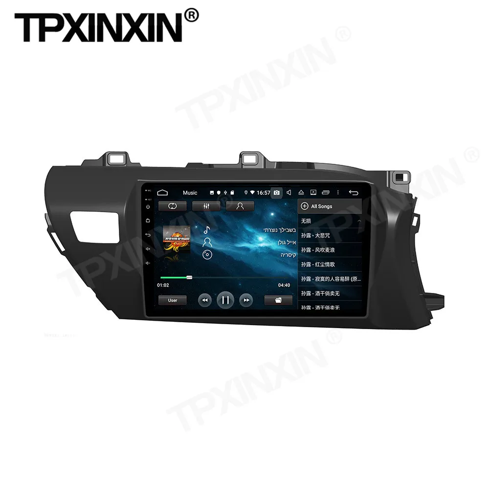 

128G Carplay Car Radio 2 Din Stereo Receiver Android For Toyota Hilux 2016 2017 2018 RHD GPS Navigation Player Audio Head Unit