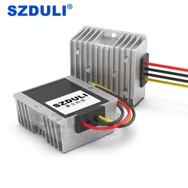 

36V 48V to 13.8V 10A 15A 20A 25A DC buck converter 30~60V to 13.8V car power transformer module waterproof