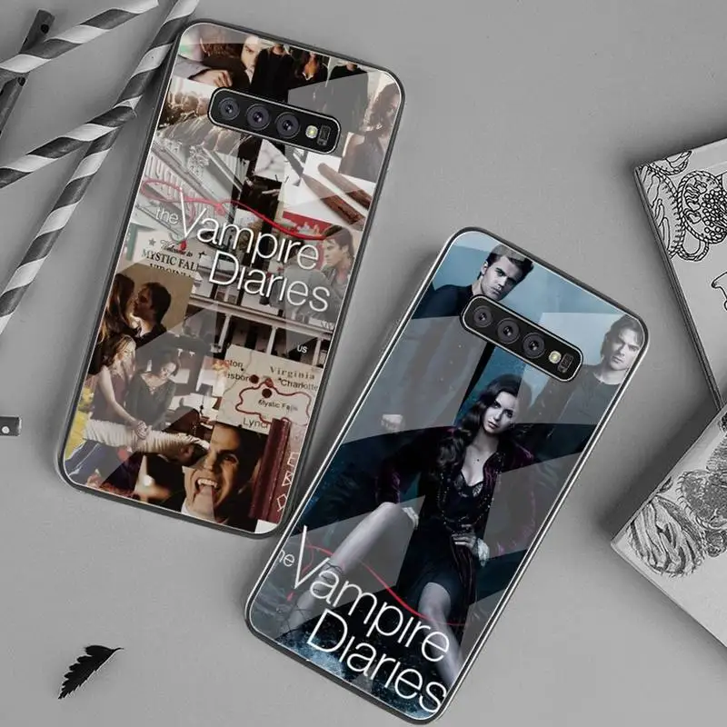 

The Vampire Diaries Phone Case Tempered Glass For Samsung S20 Plus S7 S8 S9 S10 Plus Note 8 9 10 Plus
