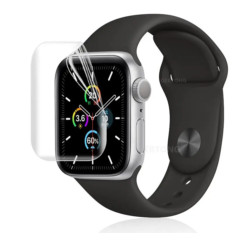 Мягкая гидравлическая пленка HD для Apple Watch 7 45 мм 41 Защита экрана умных часов iWatch