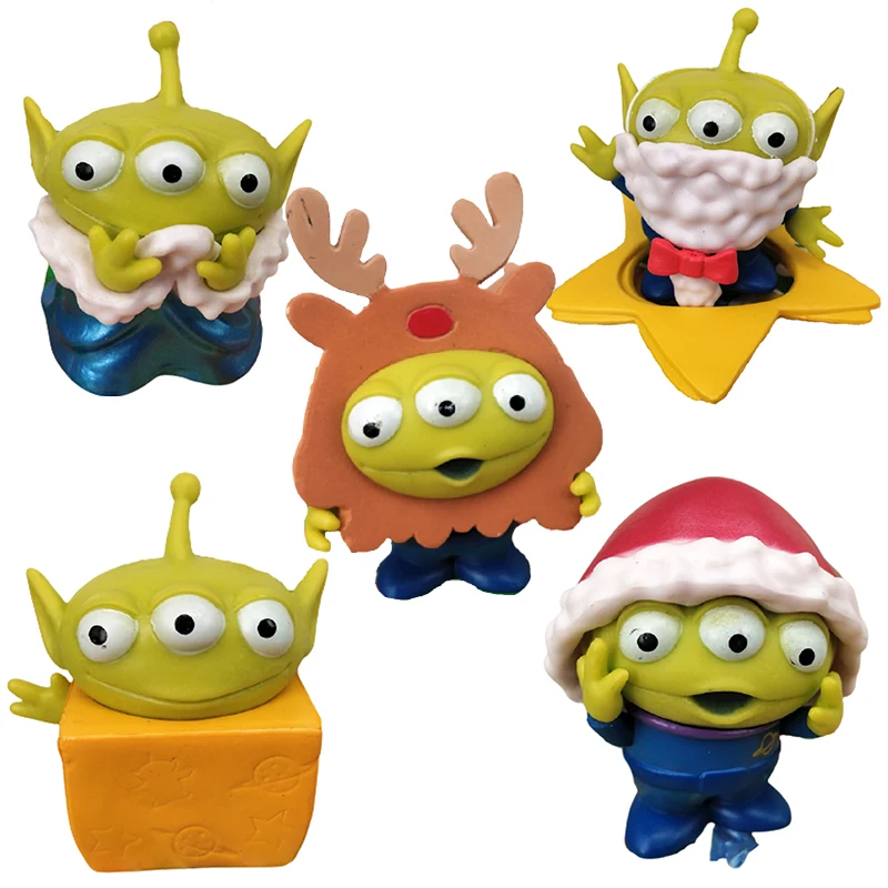 

Anime Figure Toy Story Alien Kawaii Disney Accessories Kawaii Anime Action Figures Pvc Material Gifts for Children Christmas Toy