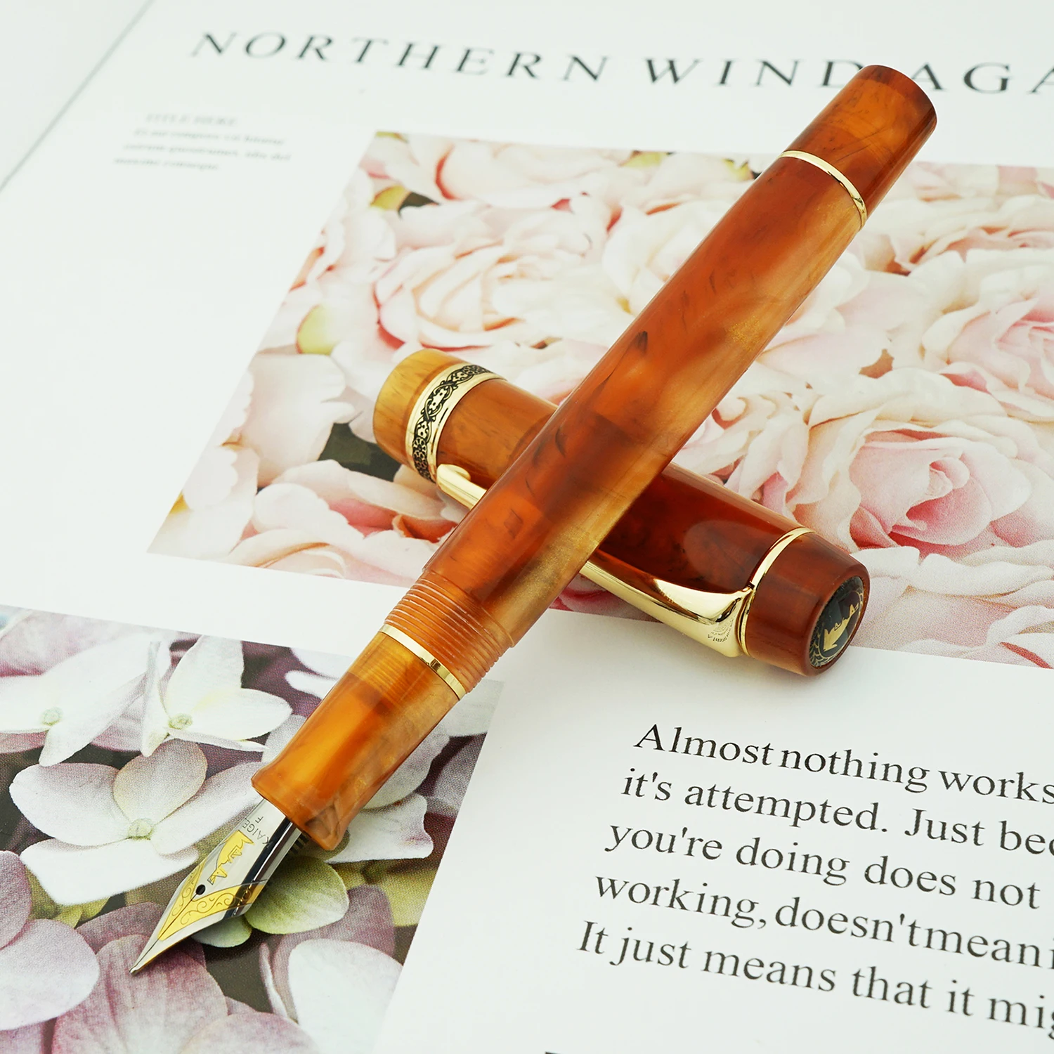Kaigelu 316A Celluloid Fountain Pen Beautiful Patterns Iridium EF/F/M Nib Writing Ink Office Business School Gift Home | Канцтовары для