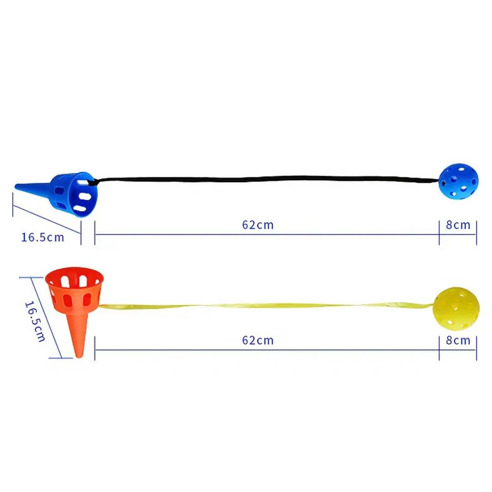 

4Pcs Throw Catch Ball Cup Game Outdoor Indoor Sports Parent Kids Interactive Toy