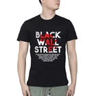 Черный Уолл-стрит Талса-американском стиле винтаж Для мужчин футболка фитнес-футболки, мужские футболки, Бесплатная доставка
