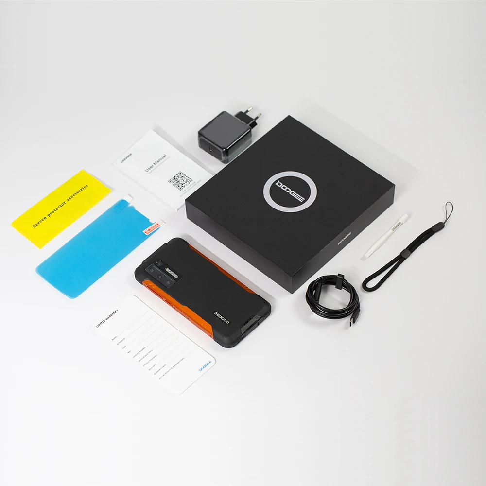 DOOGEE S97 Pro Cellphone Smartphone 40m Laser Rangefinder 48MP Quad Camera Helio G95 Octa Core 8GB+128GB 33W Fast Charging