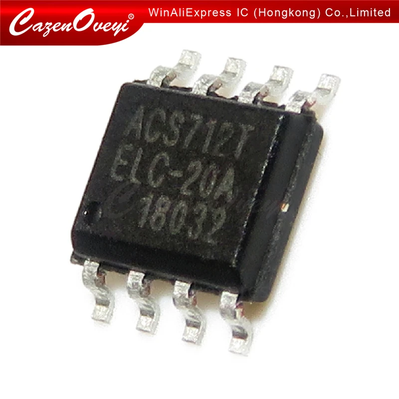 2 шт./лот ACS712ELCTR 20A SOP 8 ACS712 ac712t ACS712TELC сенсорный ток 5V в наличии|Интегральные схемы| |