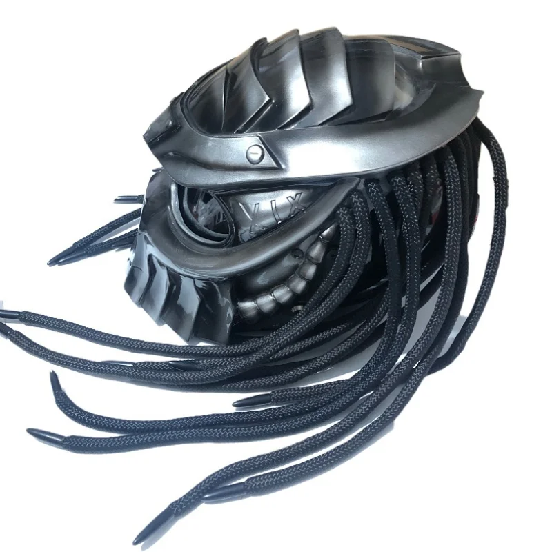 

2021 luxury cool alien sports car helmet motorcycle personalized woven full face abs motorcycle helmet