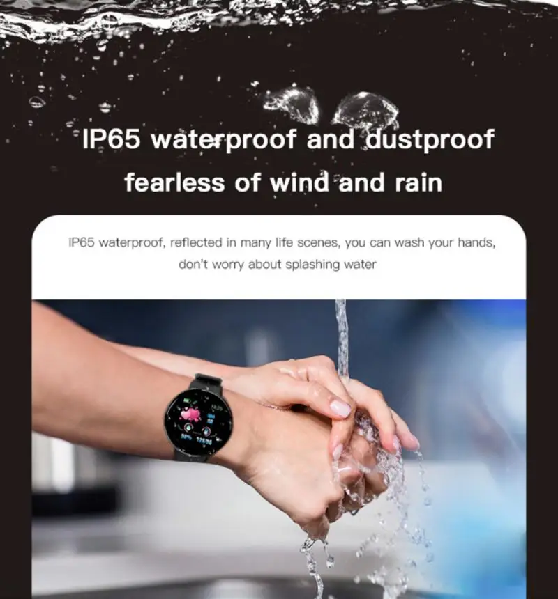 D18 Smart Watch Men Women Blood Pressure Smartwatch Sport Tracker Pedometer 116 Plus Watches For Android IOS | Электроника