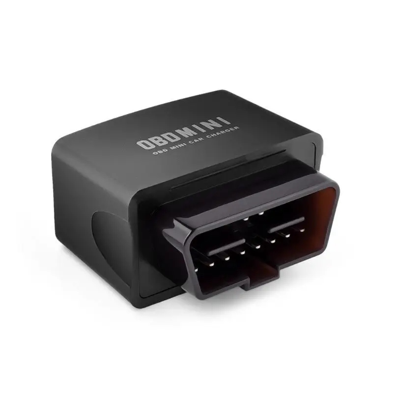 

OBD MINI Car Dual USB Charger 12/24V Car Durable ABS Charger Socket with LED Light Voltage Display U1JE