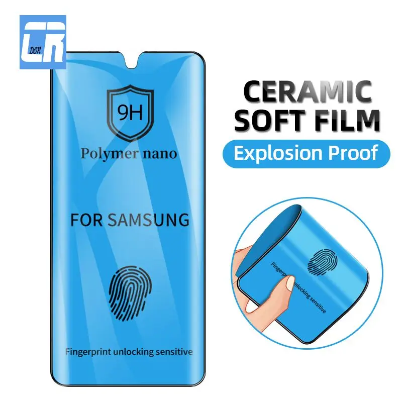 Взрывозащищенная Мягкая Керамическая пленка для Samsung Galaxy Note 10 8 9 S8 S9 S10 S20 Plus