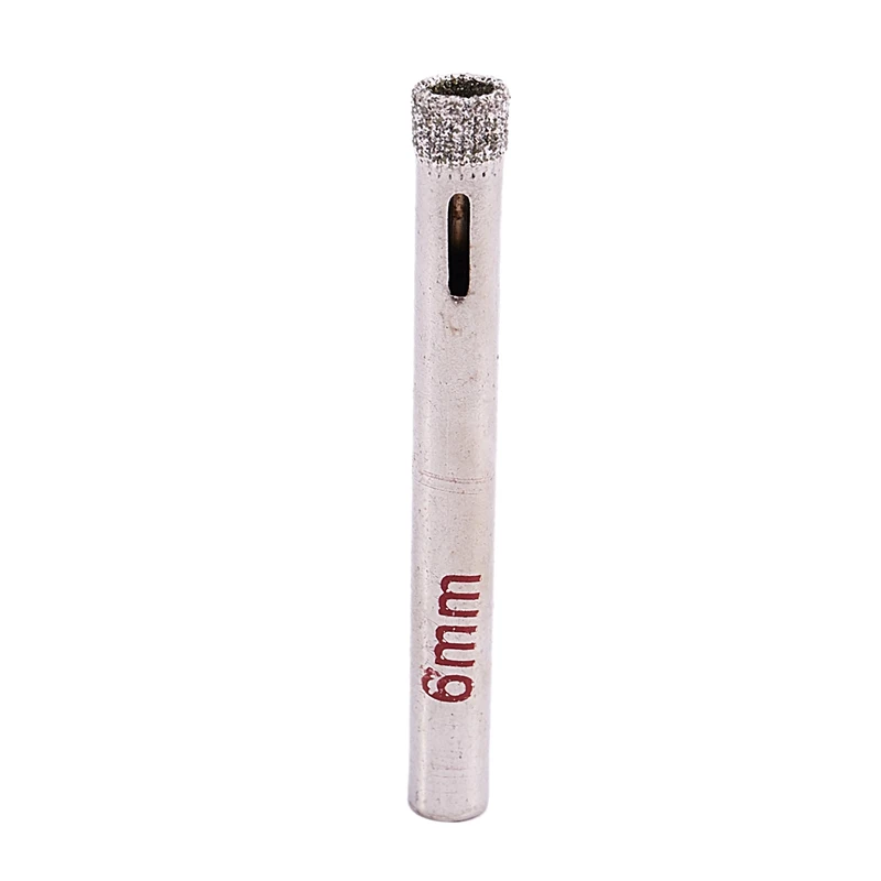

6 Pcs Diamond Hole Saw Drill Bits Ceramic Tile Marble 6mm Silver