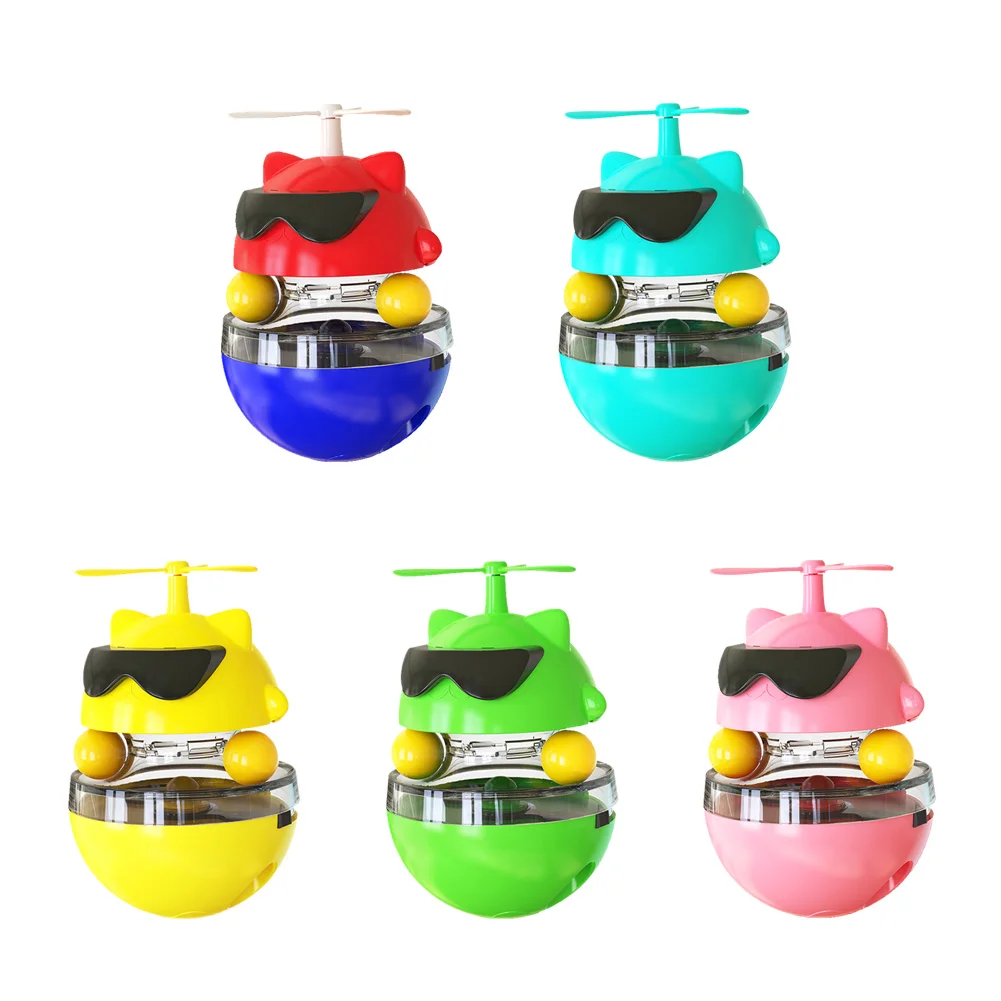 

Infrared Laser Electric Cat Feeding Turntable Toys Dog Tumbler Feeder Teaser Puppy Kitten Shaking Leakage Food Ball ContainerToy