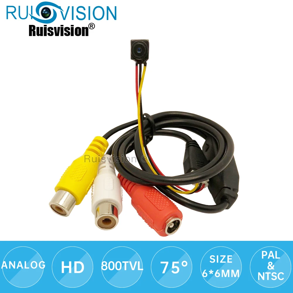 HD аналоговая мини-камера diy cctv камера модуль 6*6 мм размер для домашней