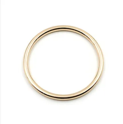gold 30 шт., 15 мм, 20 мм, 25 мм, 30 мм, 35 мм, 40 мм, 50 мм, 60 мм, 70 мм, 80 мм, черный, золотой, серебряный круг, Большое Круглое уплотнительное кольцо, соединительные металлические пряжки из сплава - Цвет: gold