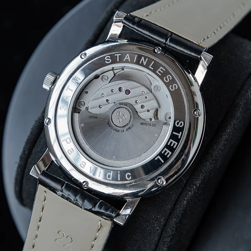 

New Vintage Ultra-thin Automatic Watches sapphire Crystal Stainless steel Wrist Watch for Men Male