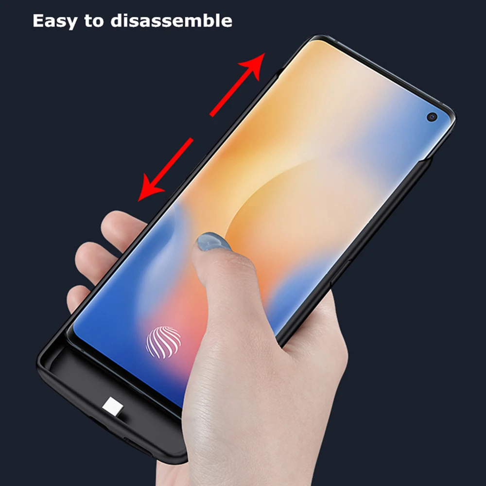 NTSPACE Батарея Зарядное устройство чехол s для VIVO X50 Pro зарядки 6800 мАч Внешний