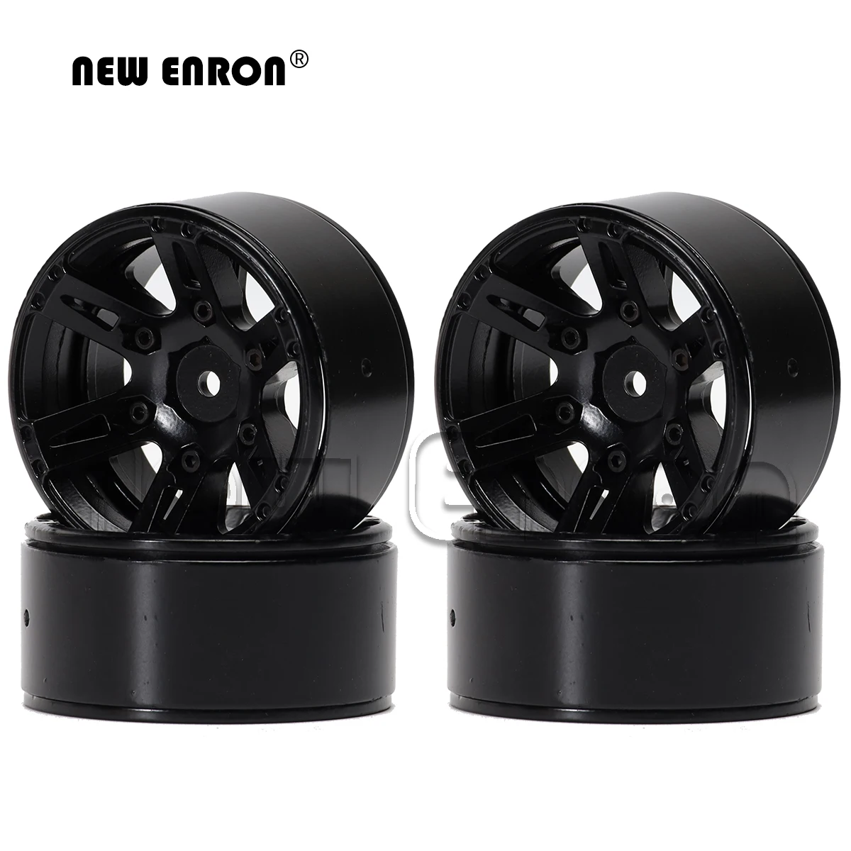 

NEW ENRON Alloy 1.9" 54*44*27 Beadlock Wheels Hub Rim Tires for 1/10 RC Car Crawler Tamiya CC01 TF2 Axial SCX10 II Traxxas TRX-4