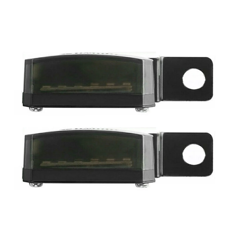 

2pcs Smoke Mini LED Motorcycle Turn Signal Indicators Front Rear Blinker Lights 77HF