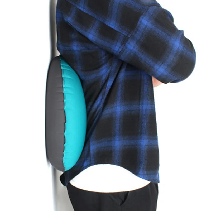 

Portable Inflatable Pillow Camping Equipment Compressible Folding Air Cushion Outdoor Protective Tourism Sleeping Gear Decor 1pc