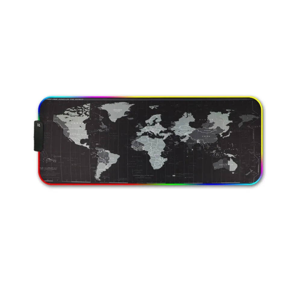 XGZ игровой коврик для мыши RGB большой коврик для мыши 80*30 см большой коврик для мыши Компьютерная светодиодная подсветка поверхность Padmause клавиатура Настольный коврик