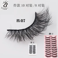 fx z17 buenas 100 pairs makeup eyelash 3d mink new fluffy soft wispy volume natural long false eyelashes reusable new style lash