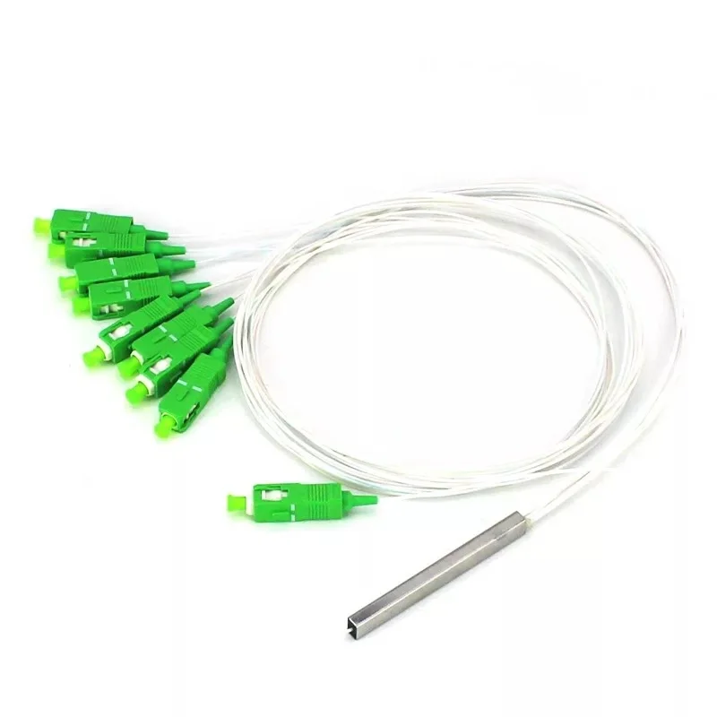 10 шт. волоконно оптический разветвитель plc 1x8 SC APC/UPC 0 9 мм SM мини Тип 8 портов