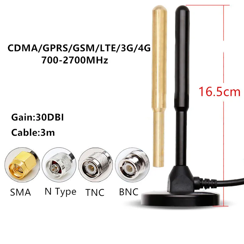 Антенна 30 дБи с высоким коэффициентом усиления разъем SMA или N-типа 3 м кабель для